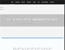 Tablet Screenshot of descargapremiumuruguay.net